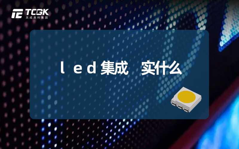 led集成 实什么